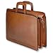 Jack Georges Belting Collection Double Gusset Top Zip Briefcase