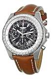 Breitling A2536313-Q522-439X Motors Gray Violet Dial Leather Men's Automatic Chronograph, Chronometer Watch