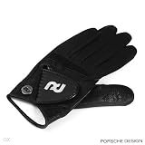 Porsche Design Golf Glove ~ Men's Left Size XL ~ Black Leather