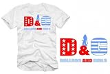 Coole Fun T-Shirts D&G DOLLARS AND GIRLS t-shirt stars & stripes, weiss, Gr�sse: XXXL Preisvergleich