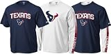 Houston Texans Navy/White Gameday 3 in 1 Tee Combo - Large