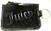 Juicy Couture Black Velour Charming Juicy Key Chain Purse