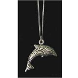 Celtic Dolphin English Pewter Necklace