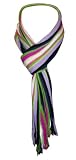*** PROMOTION *** Echarpe homme ARC EN CIEL style PAUL SMITH rayée multicolore