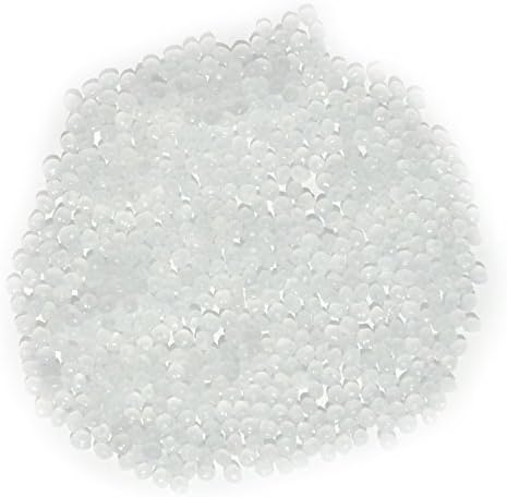 Natural Plastic Pellets for Crafting - Non-Toxic and Washable - Firm Stuffing Filler for Dolls Weighted Blankets Bean Toss and Cornhole Bags with a Hard Texture (2 lb Bag)