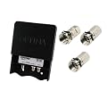 2 Way External TV Aerial Splitter Optima Outdoor TV Aerial Splitter