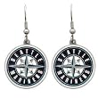 Seattle Mariners Dangle Earrings - MLB Baseball Fan Shop Sports Team Merchandise