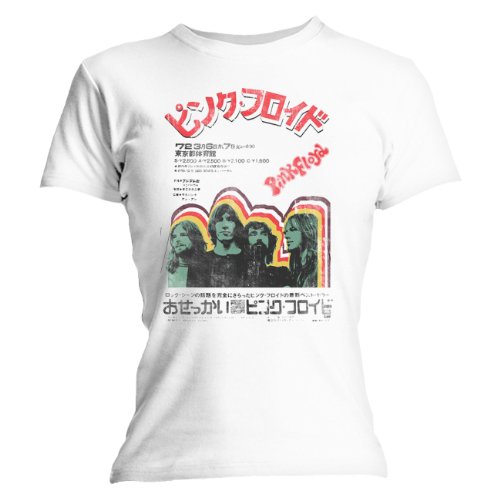 Womens Pink Floyd – Japanese T-Shirt White 5357SKWPM Medium