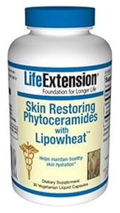 Life Extension Skin Restoring  Phytoceramides w/ Lipowheat 30 caps