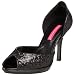 Bordello by Pleaser Women's Storm-06G Peep-Toe Pump