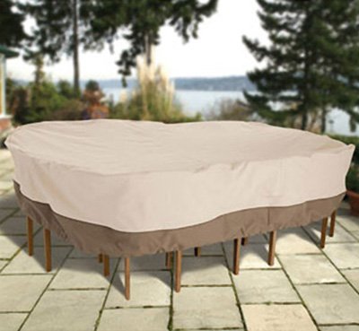 Classic Accessories Veranda Collection 108″ x 82″ Patio Table and 6-Chair Set Cover