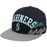 New Era Seattle Mariners Navy Blue-Silver Side Snapback 9FIFTY Adjustable Hat
