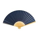 和風扇子　彩　紺藍