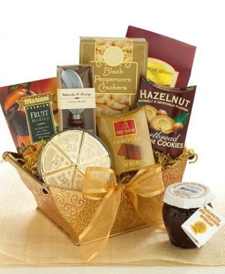 Fig and Brie Gift Basket by Stringer