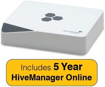 Aerohive BR100 Bundle, 4x Ethernet LAN, 1xEthernet WAN, 1 radio 802.11b/g/n, power supply & 5 Years HiveManager Online License