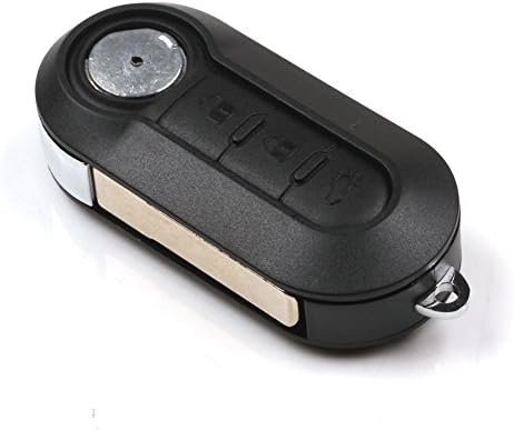 NEW Flip Folding KEY Case Shell Keyless Entry for Fiat 500 2012 Fob 3 Buttons Housing