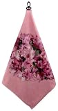 Jaci's Flower Garden Collection Pink Poeny, Violets and Roses Microfiber Sports Towel