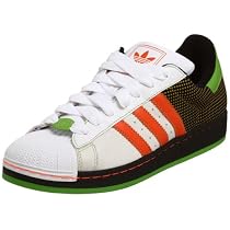 adidas Originals ZX 300 Running Shoe,White/Warning/Green,8.5 M US