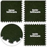 Alessco Grass Green Interlocking Soft Carpet