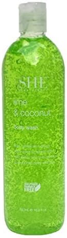 OM SHE OmShe Aromatherapy Lime &amp; Coconut Body Wash 16.9 fl. oz.