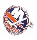 New York Islanders Cufflinks - NHL Hockey Sports Themed Formal Wear