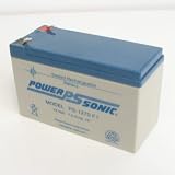 Powersonic PS-1270F1 - 12 Volt/7 Amp Hour Sealed Lead Acid Battery with 0.187 Fast-on Connector