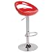 Lumisource Swizzle Bar Stool, Red