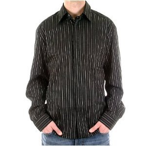 D&G, Dolce & Gabbana long sleeve black shirt. DGM2192