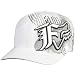 Fox Racing Prospect Youth Boys Flexfit Fashion Hat - Color: White, Size: One Size