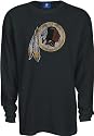 Washington Redskins Black Faded Logo Long Sleeve Thermal Waffle Shirt