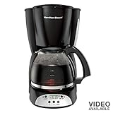 Hamilton Beach 12 Cup Programmable Coffeemaker Black