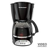  Hamilton Beach 12 Cup Programmable Coffeemaker Black