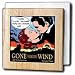 Gone with the Wind - Bad Breath - 6 Inch Tile Napkin Holder