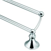 Moen DN2622CH 24-Inch Glenshire Double Towel Bar, Chrome