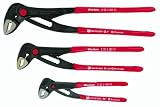 Wiha 32669 3 Piece Adjustable Push Button Water Pump Pliers