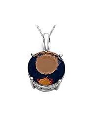Genuine Smoky Quartz Necklace / Pendant by Effy Collection® in 14 kt White Gold