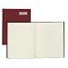 record ruled book with margin, 150 page, 10 3/8"x8 3/8", red (RED57211) Category: Account Books