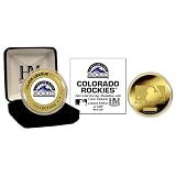Colorado Rockies 24KT Gold and Color Team Commemorative Coin