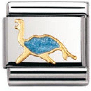 Nomination Composable Classic FUN 1 Edelstahl, Email und 18K-Gold (Ungeheuer von LOCH NESS Preisvergleich