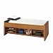 Caramel Birch Twin Size Captain Bed