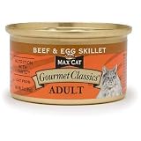 Nutro MAX CAT Beef and Egg Skillet Gourmet Classics Adult Cat Food, Case of 24