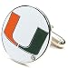 Miami Hurricanes NCAA Logo'd Executive Cufflinks w/ Jewelry Box
