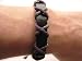 Purple Necklace Mens or Womens hemp unisex urban surfer Brown leather Purple Green cord bead friendship bracelet