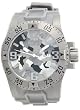 Gray Stainless Steel Excursion Diver Quartz Camo Dial Rubber Strap