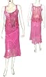 Skirt Set Georgette Embroidery Womens Casual Sundresses Size M (skts062)