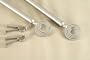 A&F Rod D�cor - NEW Decorative Curtain Rod #61, 48-84 inch, Satin Nickel