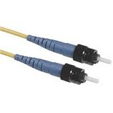 13.1ft ST/ST SIMPLEX 9/125 SINGLE-MODE FIBER PATCH CABLE - YELLOW
