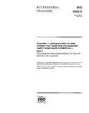 ISO 3822-2:1995, Acoustics - Laboratory tests on noise emission from appliances and equipment used in water supply installations - Part 2: Mounting and ... for draw-off taps and mixing valves