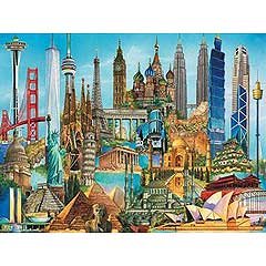 41w4Nu 31fL Famous Buildings Worldwide Jigsaw Puzzle 3000pc
