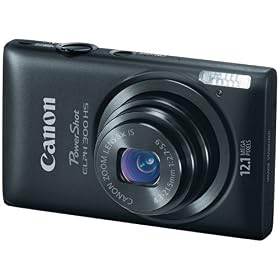 Canon Powershot Elph 300 Hs 12.1 Mp Digital Camera Black